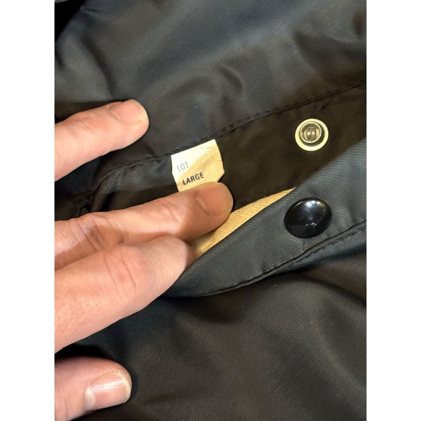 Dickies VINTAGE Dickies Bomber Jacket 80s Military B-15 Style Zip Lined Black Men Sz L Size US L / EU 52-54 / 3 - 5 Thumbnail