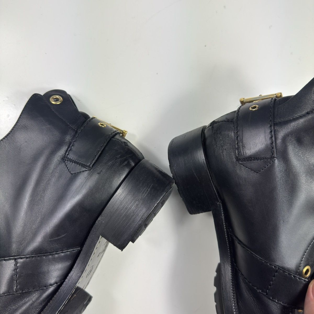 Alexander McQueen Alexander mcqueen Chain-link Accents Combat Boots Biker 39 Size US 9 / IT 39 - 7 Thumbnail