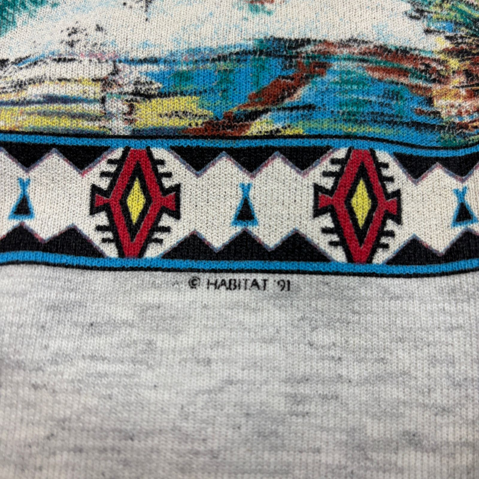 Habitat × Vintage Vintage 90s Habitat Signal Sports Wraparound Sweatshirt XL Size US XL / EU 56 / 4 - 3 Thumbnail
