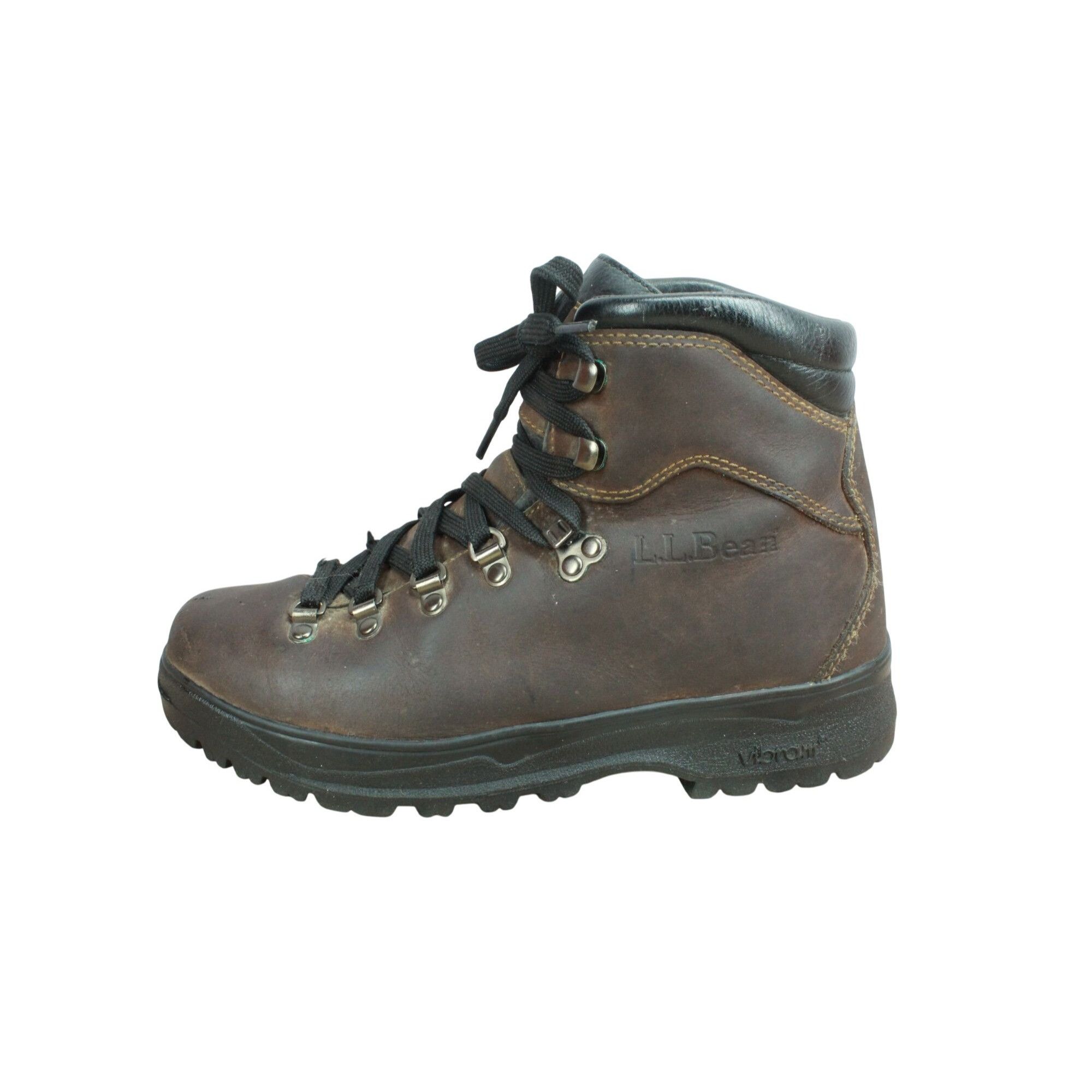 LL Bean Cresta Gore-Tex Brown Leather Hiking Boots Vibram Mens 9.5M L.L. Bean LL Bean Cresta Gore-Tex Hiking Boots Brown 7.5  main image 3