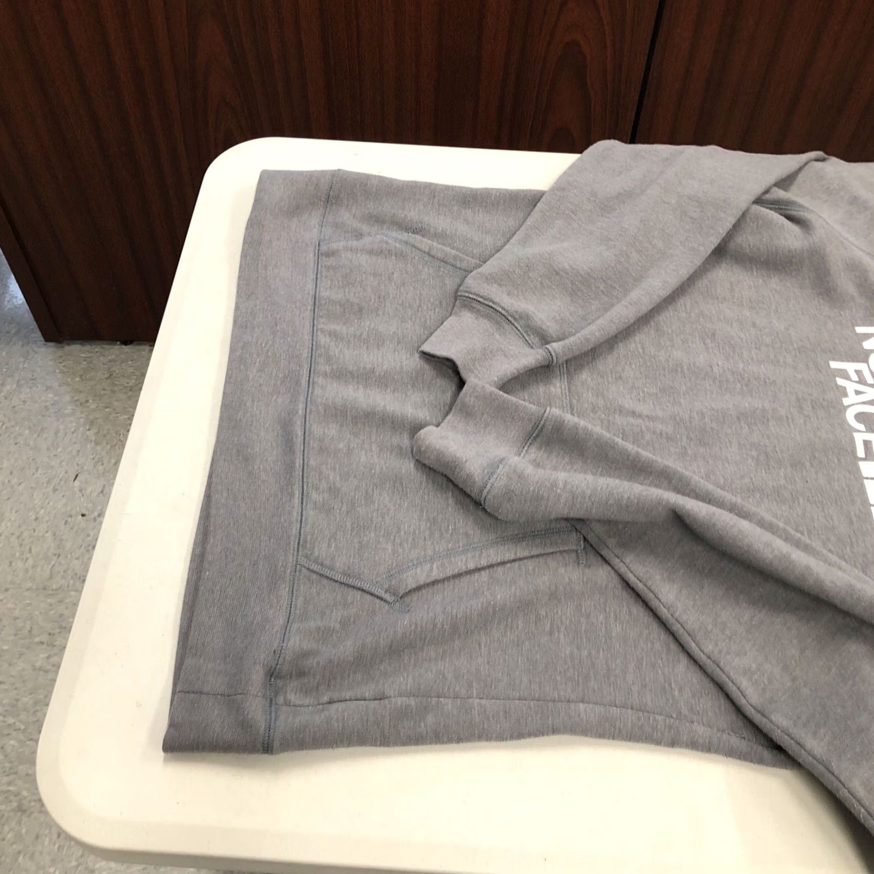 The North Face The North Face Spell Out Womens Large Gray Pullover Hoodie Sweater, The North Face, Hoodie, Women, Large, Gray, Pullover, Fleece, Activewear, 90s? Size L / US 10 / IT 46 - 5 Thumbnail