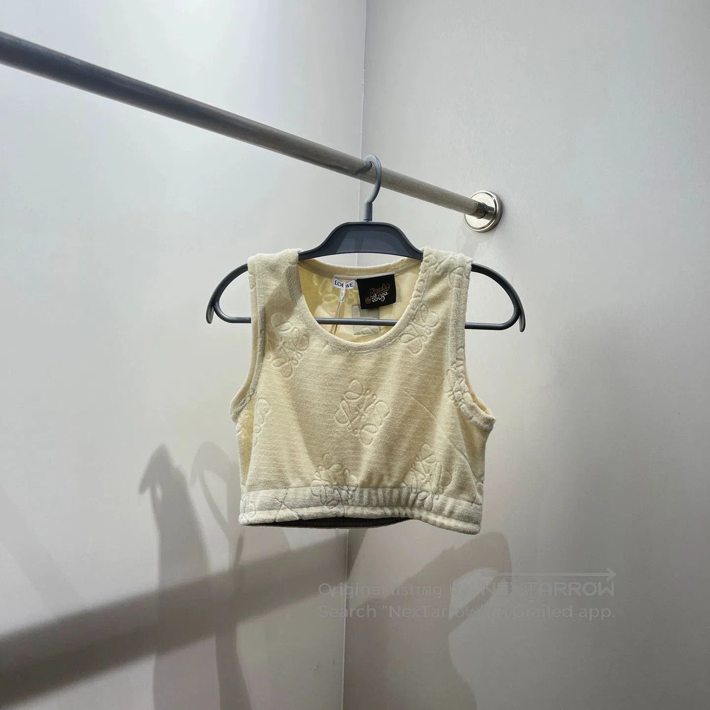 Loewe Logo Print Sleeveless Tank Top.