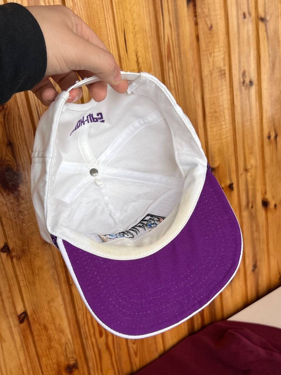 Vintage Rare Hook-Ups Cap Hat Girl Anime EYE 90s White USA 🇺🇸