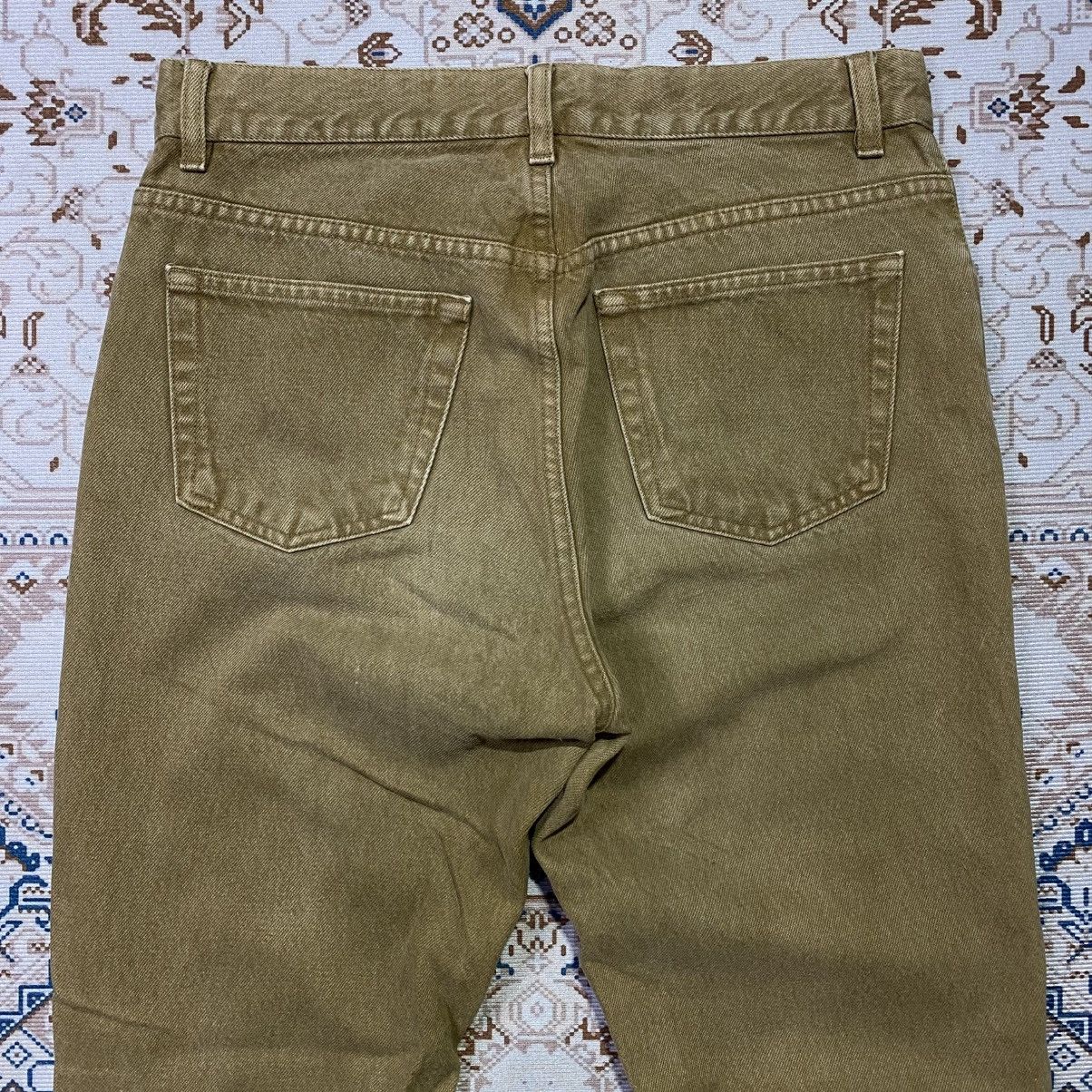 Helmut Lang HELMUT LANG SAND VINTAGE STAINED DENIM CLASSIC CUT Size US 31 - 4 Thumbnail