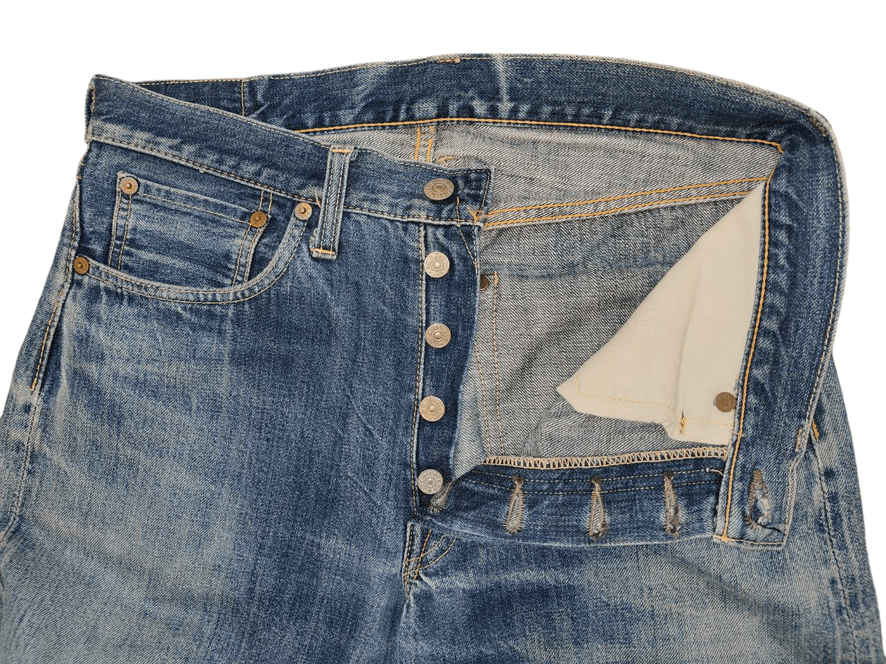 The Real McCoy's Joe McCoy Selvedge Denim Size US 31 - 5 Thumbnail