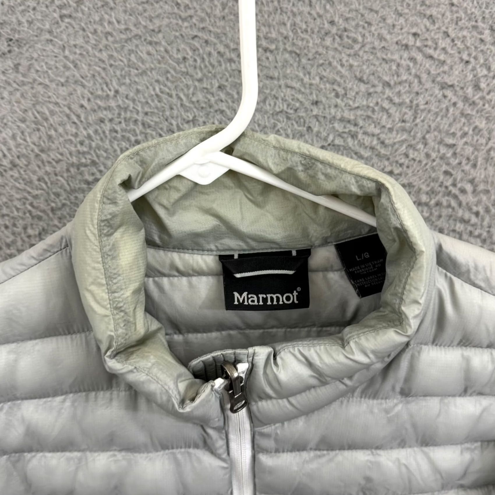 Marmot Marmot Echo Featherless Jacket Women’s Large Gray Puffer Quilted Zip Thinsilate Size L / US 10 / IT 46 - 7 Thumbnail