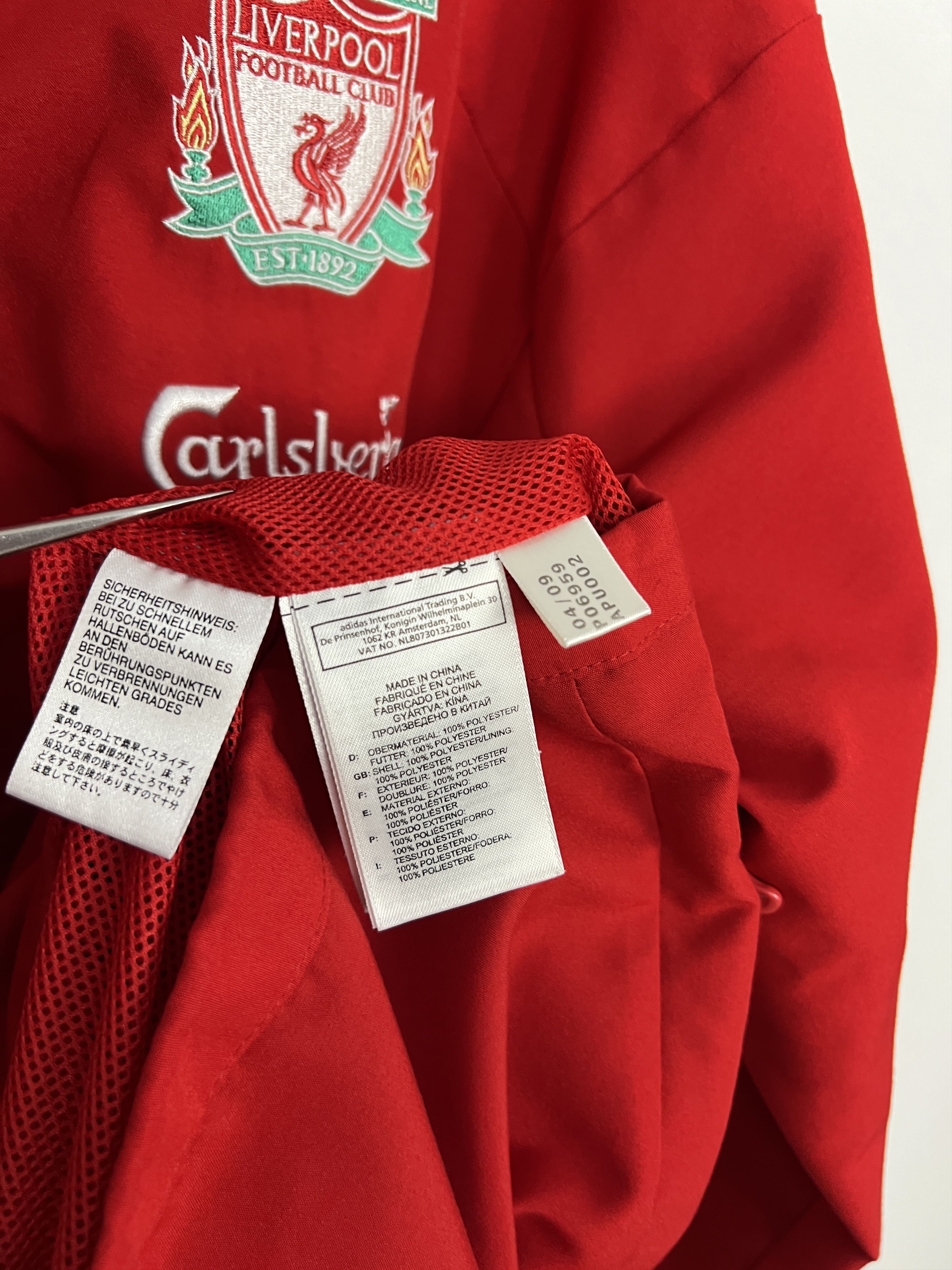 Adidas Vintage Liverpool Football Jacket Soccer Track Top Zip Size US L / EU 52-54 / 3 - 10 Thumbnail