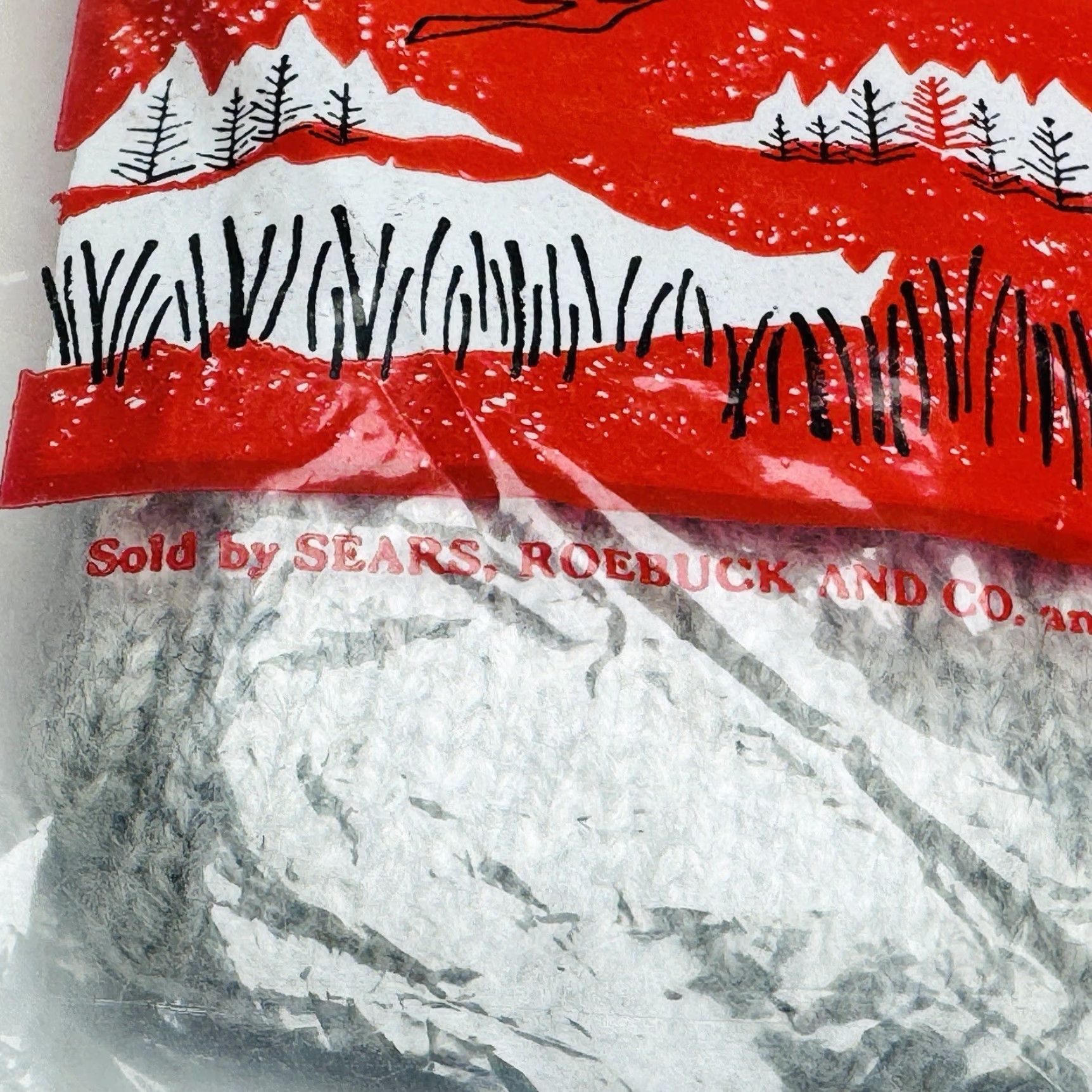 Sears VINTAGE Sears Roebuck NOS Original Label Long Socks Hunting Mens One Size Gray 1970s Cotton Outdoors Bag sz 11.5-12 Size ONE SIZE - 5 Thumbnail
