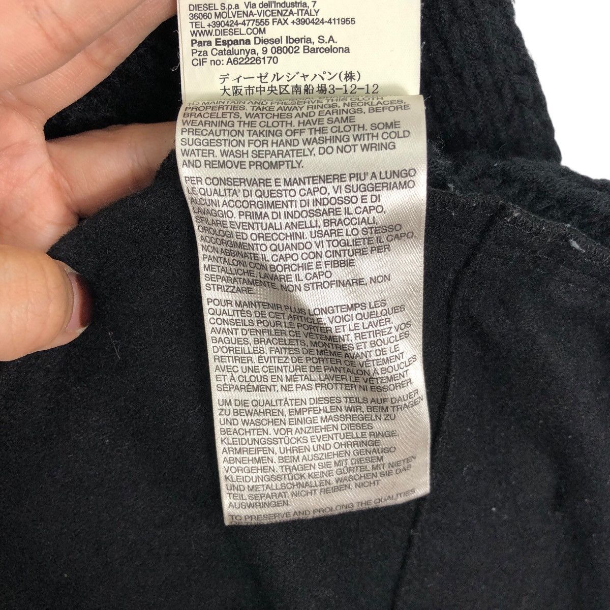 Diesel Italian Designer DIESEL STYLE LAB Runway Design Heavy Jacket Size US L / EU 52-54 / 3 - 9 Thumbnail