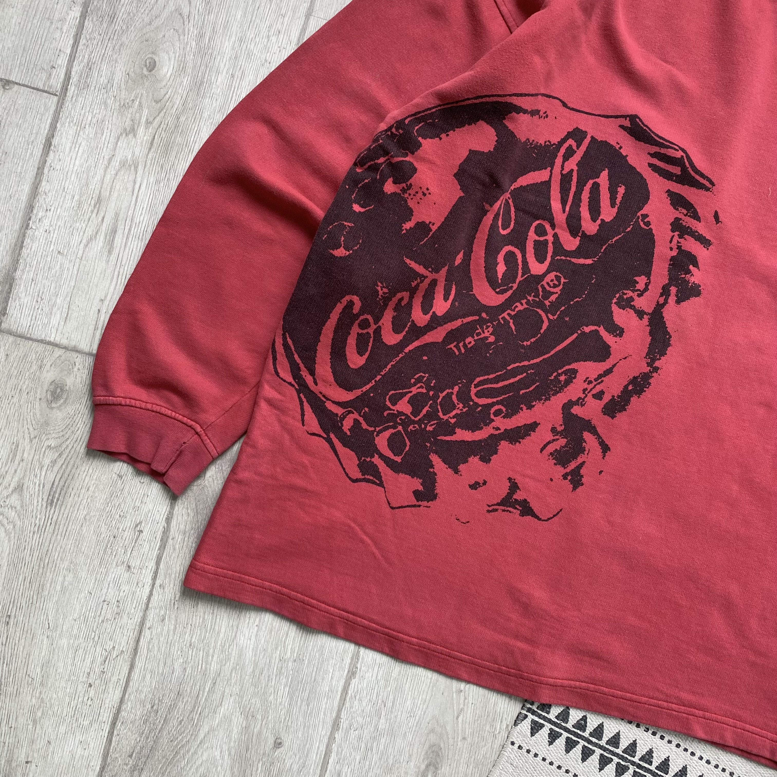 Coca Cola 🥤Vintage 80-90s Coca Cola Sweatshirt Crewneck Pullover Size US XL / EU 56 / 4 - 4 Thumbnail