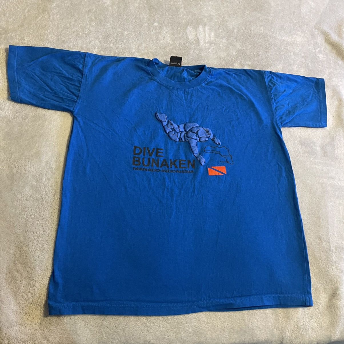 Other Indonesia Shirt Men XL Blue Streetwear Workout Crew Neck Tee Size US XL / EU 56 / 4 - 1 Thumbnail