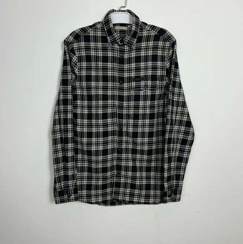 Burberry Burberry Black Cotton Long Sleeve Shirt for Men Size US S / EU 44-46 / 1 - 1 Thumbnail