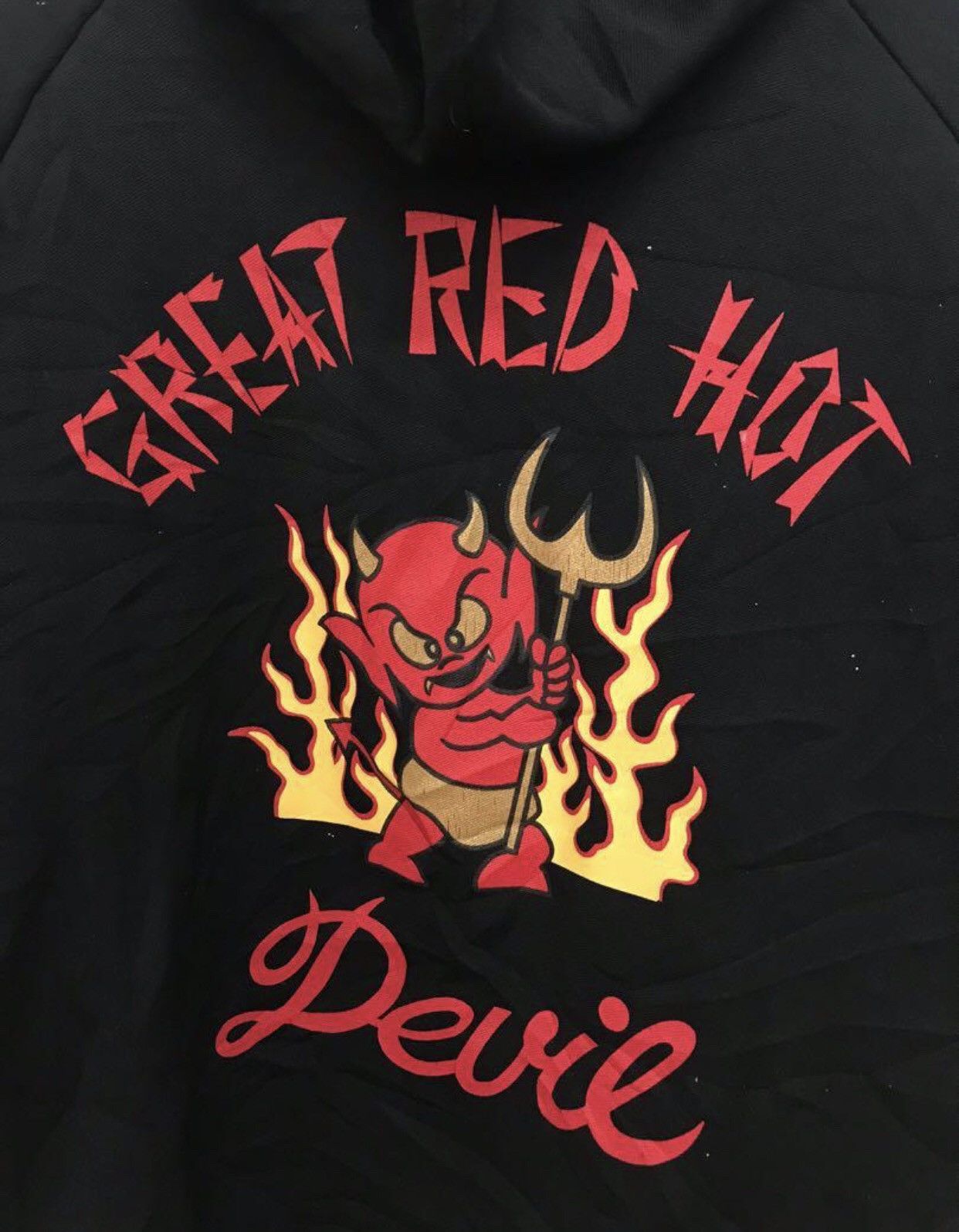 Dogtown × Japanese Brand 🔥VERY RARE🔥 Vintage Dog Town "RED DEVIL" Skateboard Hoodie Size US XL / EU 56 / 4 - 10 Thumbnail