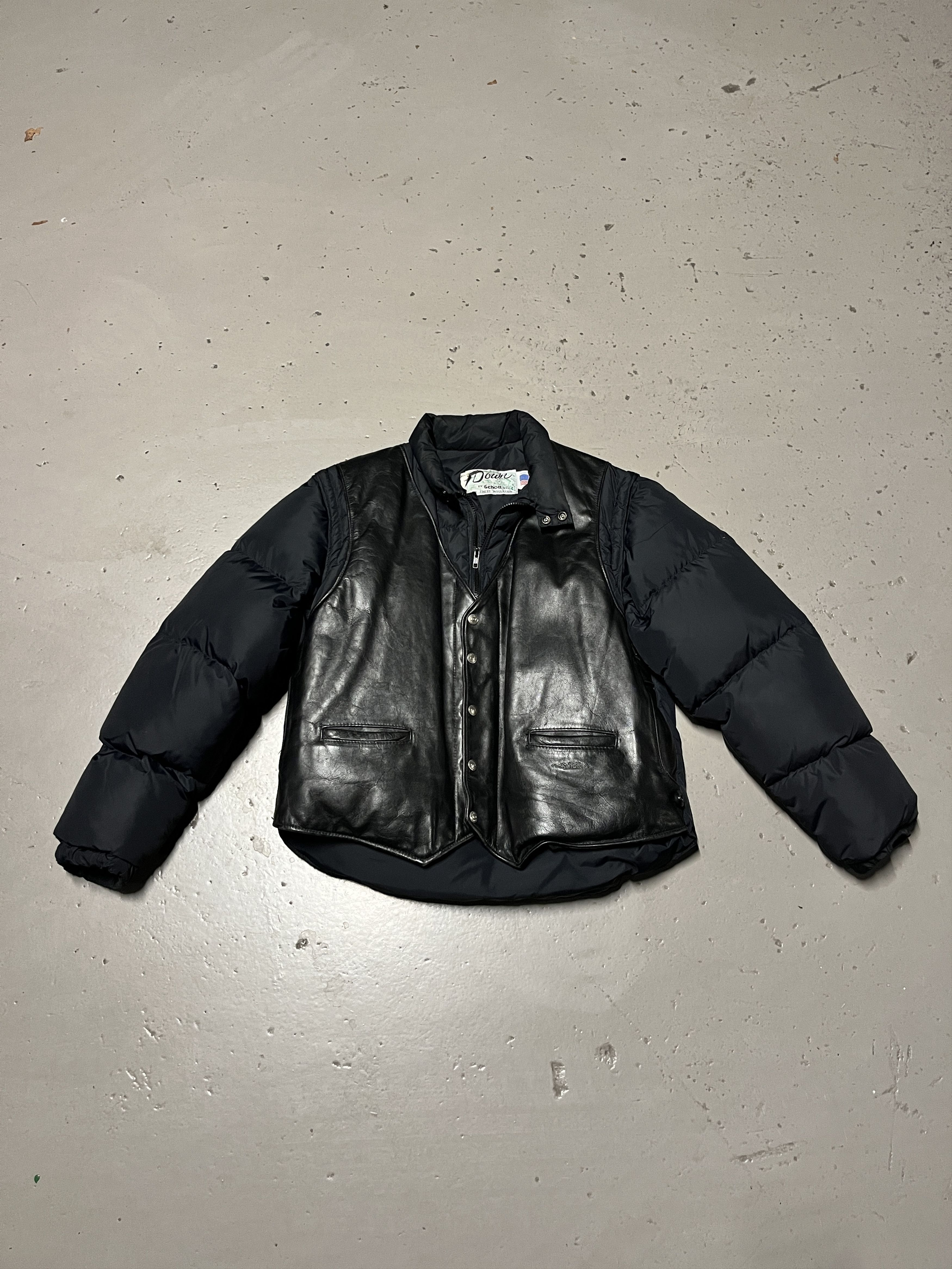 Schott Vintage Schott Goose Puffer Jacket 🇺🇸 Size US S / EU 44-46 / 1 - 2 Thumbnail