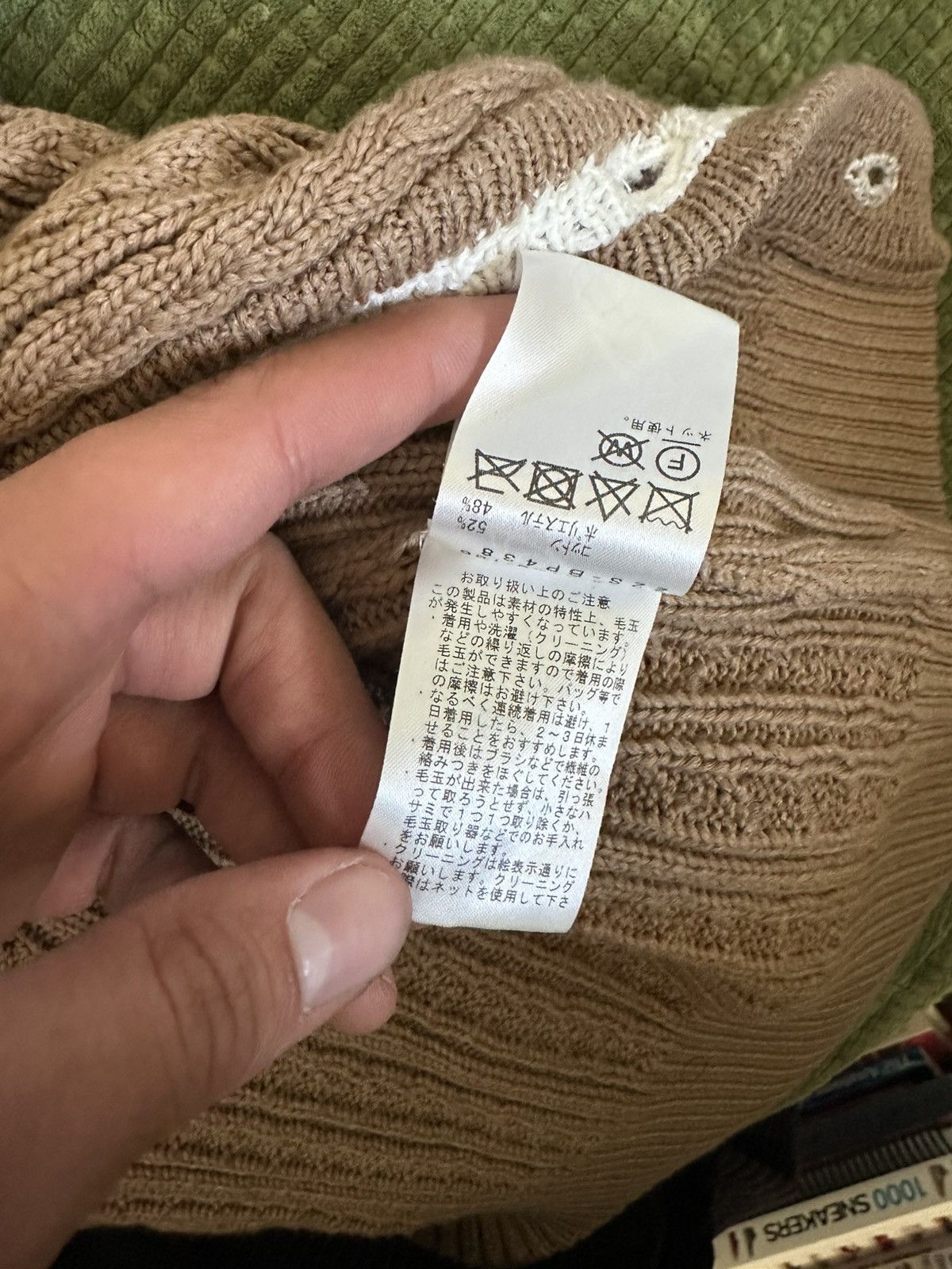 Beams Plus × Japanese Brand Beams PLUS Cable Knit Cardigan Size US XL / EU 56 / 4 - 6 Thumbnail