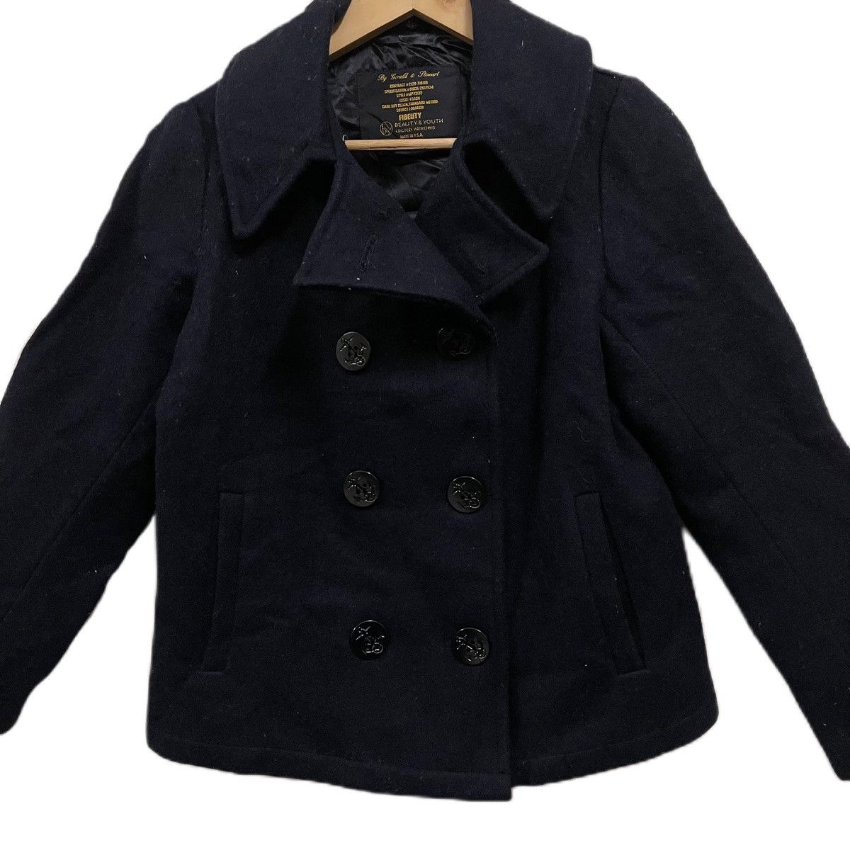 BEAUTY&YOUTH Fidelity X united arrow by gerald stewart peacoat wool Size US S / EU 44-46 / 1 - 3 Thumbnail