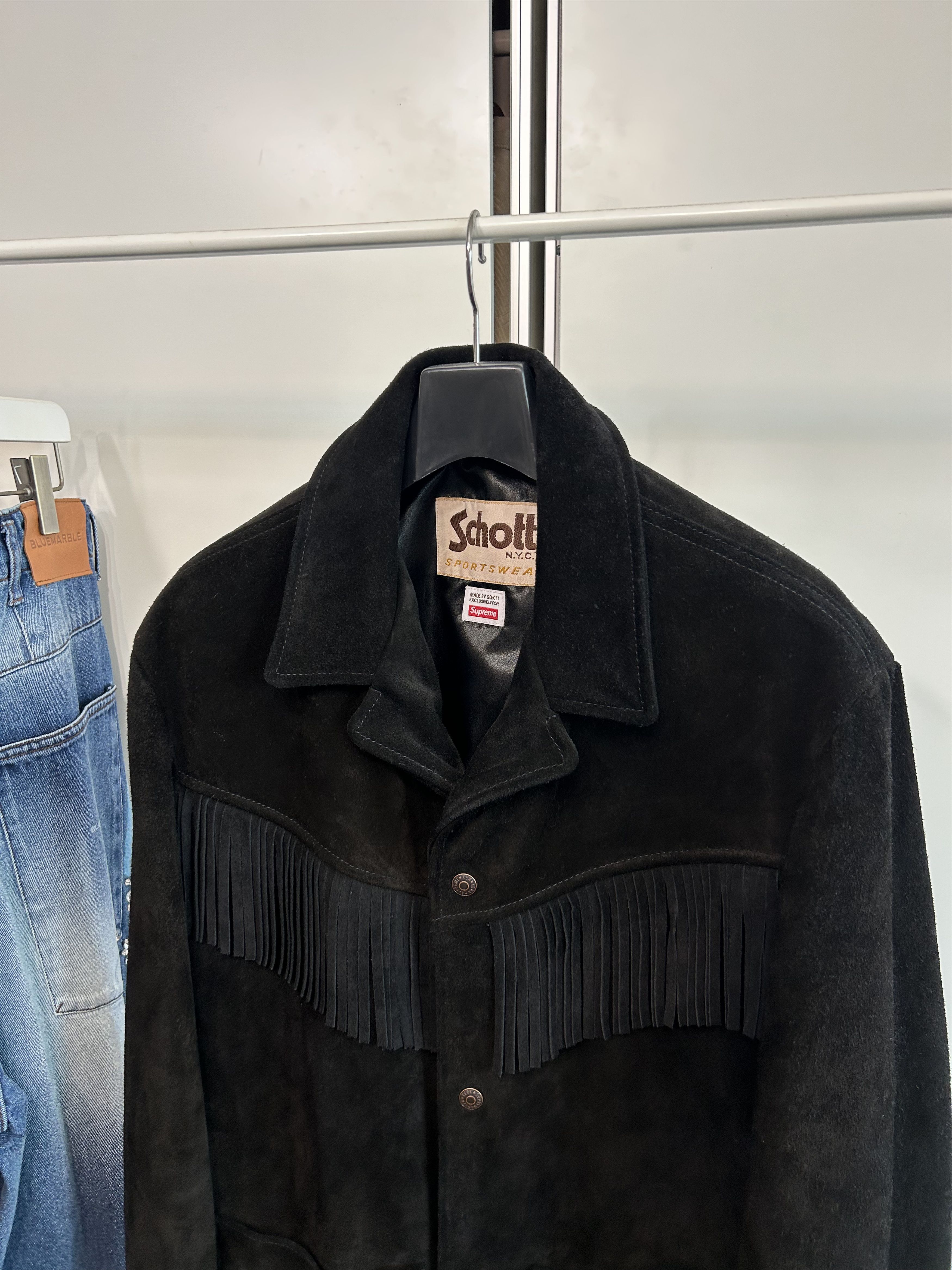 Supreme SUPREME x SCHOTT Western Fringe Suede Jacket Size US L / EU 52-54 / 3 - 3 Thumbnail