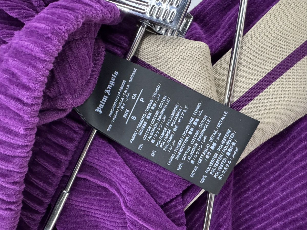 Palm Angels Palm Angels Corduroy Fleece Track Pants Purple / Size Small Size US 30 / EU 46 - 2 Thumbnail