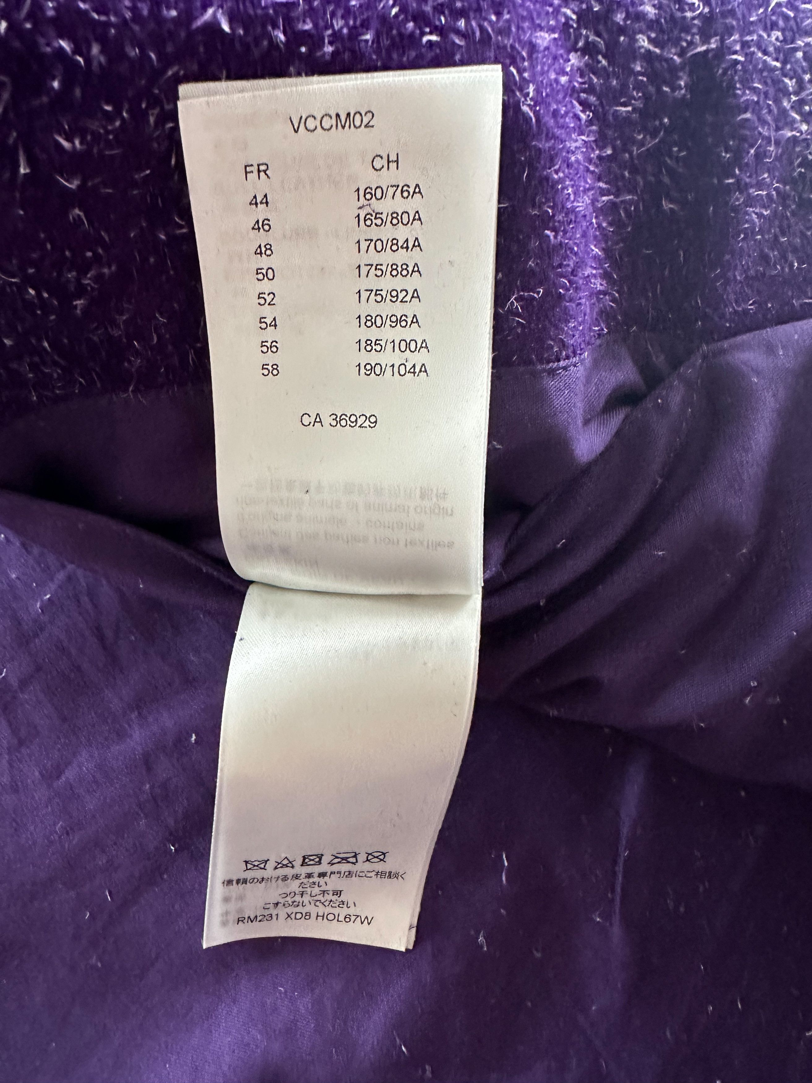 Louis Vuitton Louis Vuitton Purple Embossed Monogram Suede Workwear Jacket Size US XXL / EU 58 / 5 - 8 Thumbnail