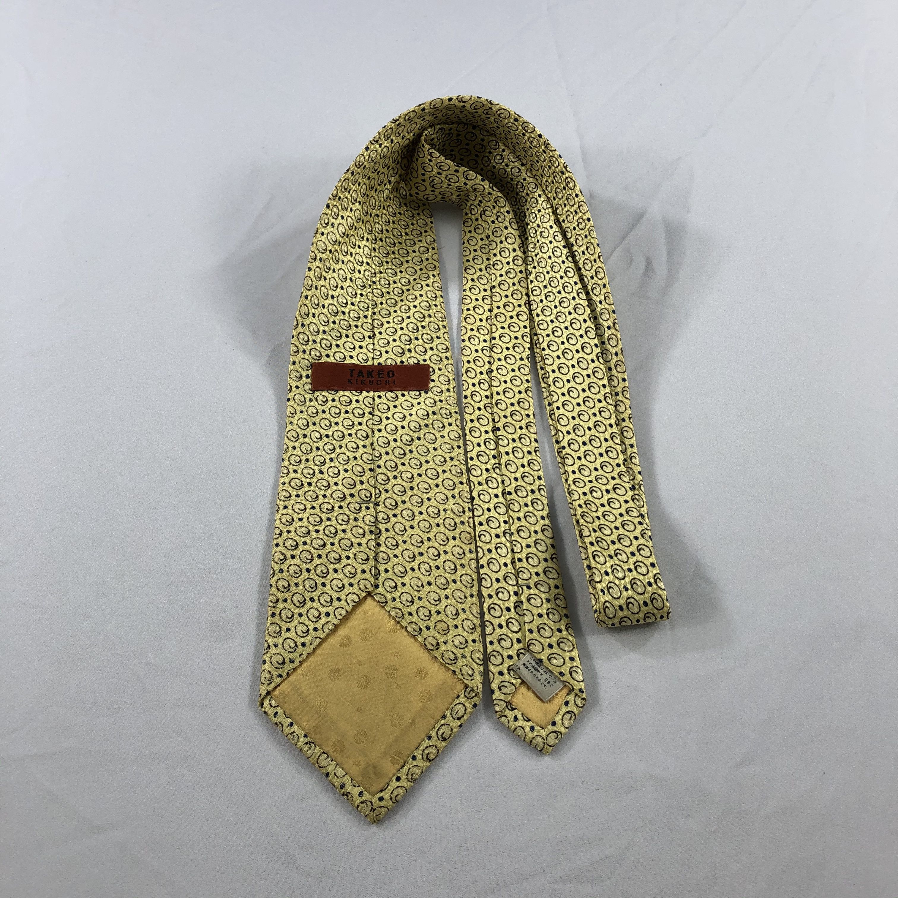 Japanese Brand × Takeo Kikuchi × Vintage Takeo Kikuchi Silk Neck Ties T107 Size ONE SIZE - 2 Thumbnail