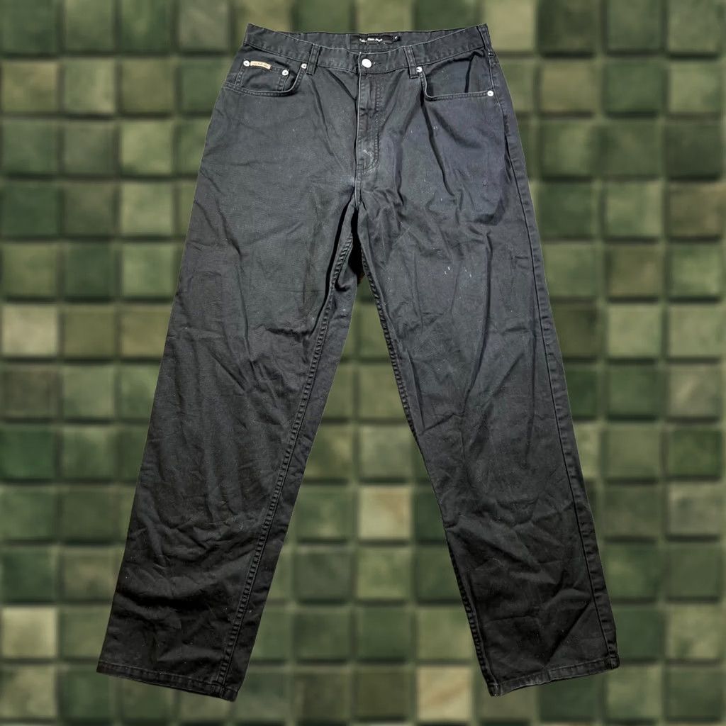 CK1 PALACE BAGGY JEAN MIDSTONE BLACK PALACE × CK BAGGY JEANS BLACK 