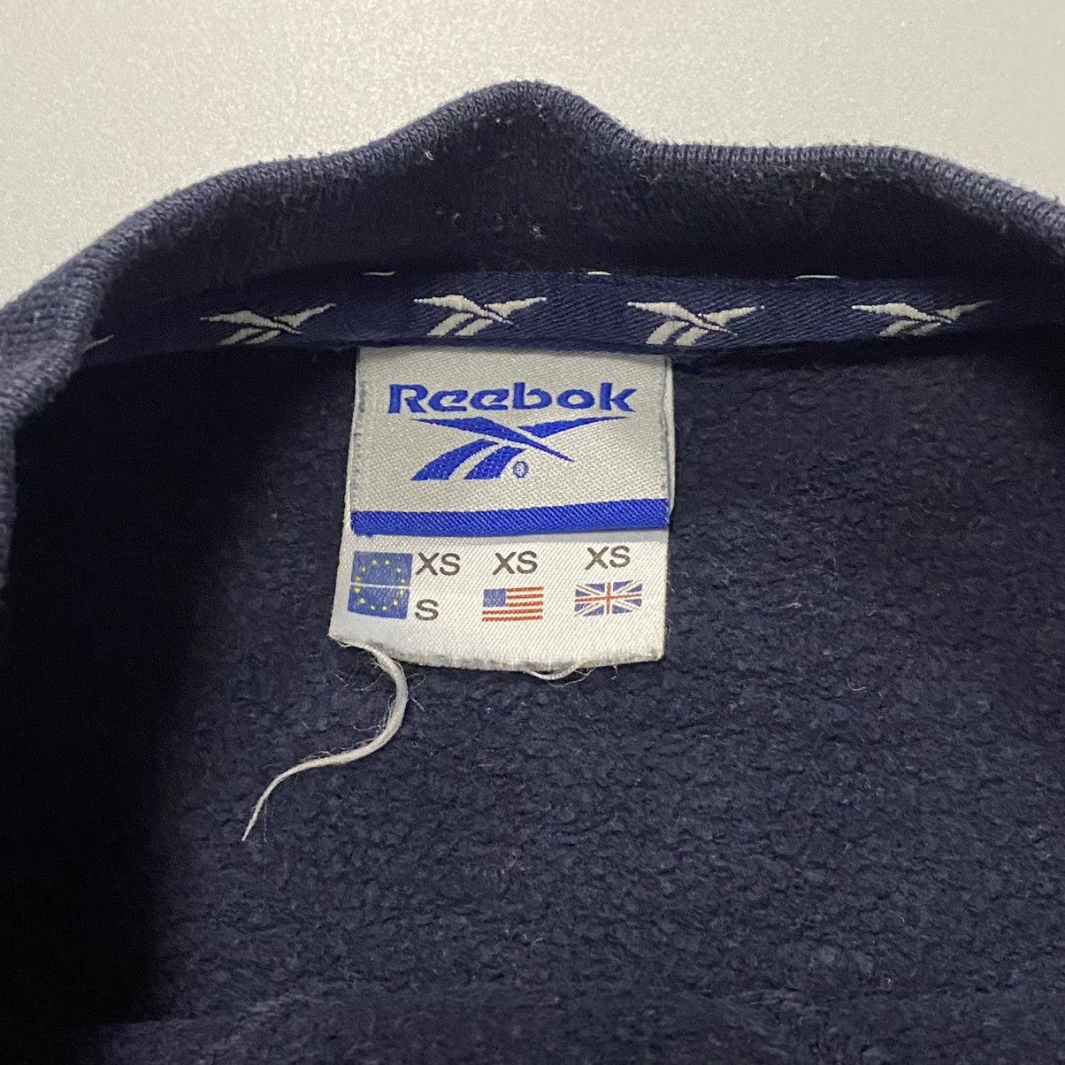 Reebok × Vintage Vintage Reebok Sweatshirt XS/S Blue Navy Size US XS / EU 42 / 0 - 5 Thumbnail