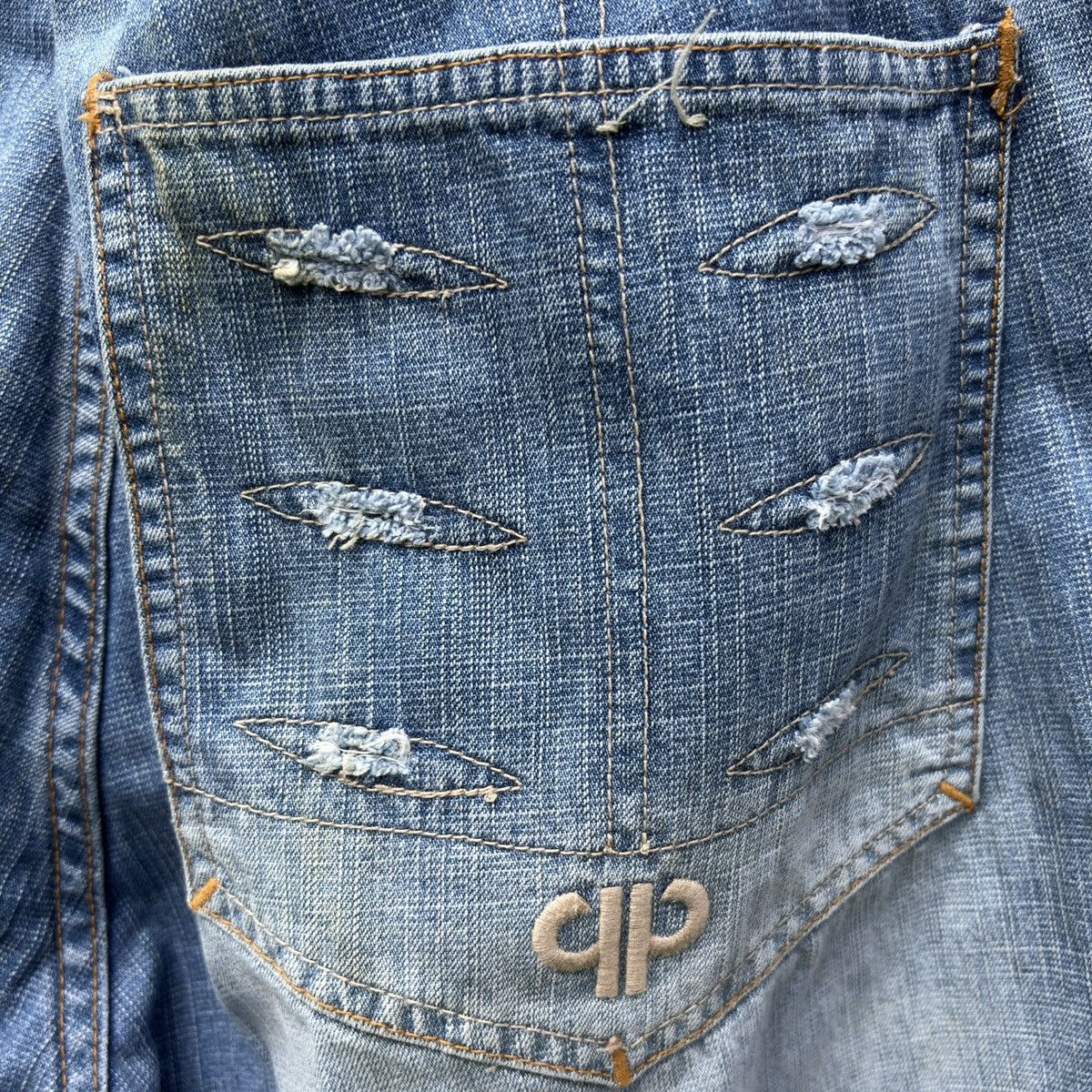 Pelle Pelle Vintage Pelle Pelle Baggy Distressed Denim Jeans Size US 40 / EU 56 - 7 Thumbnail