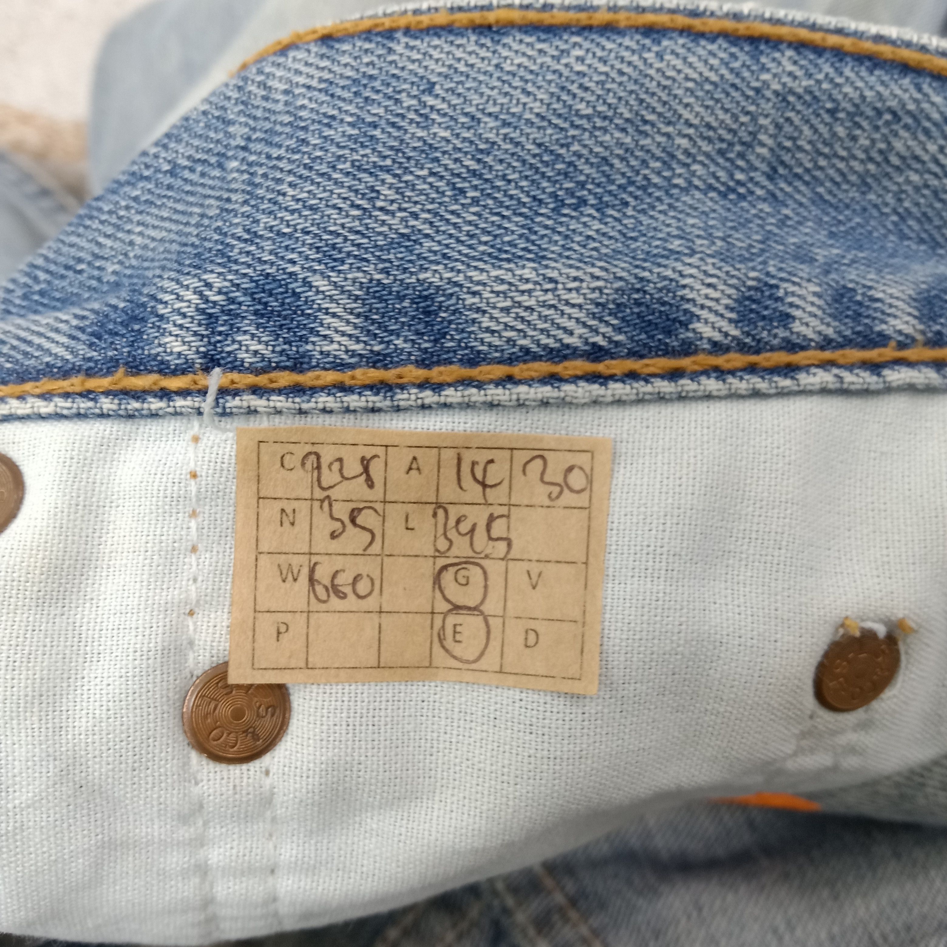 Levi's Levi's 501 American Distressed Style Denim Jeans C228N35 Size US 28 / EU 44 - 17 Thumbnail