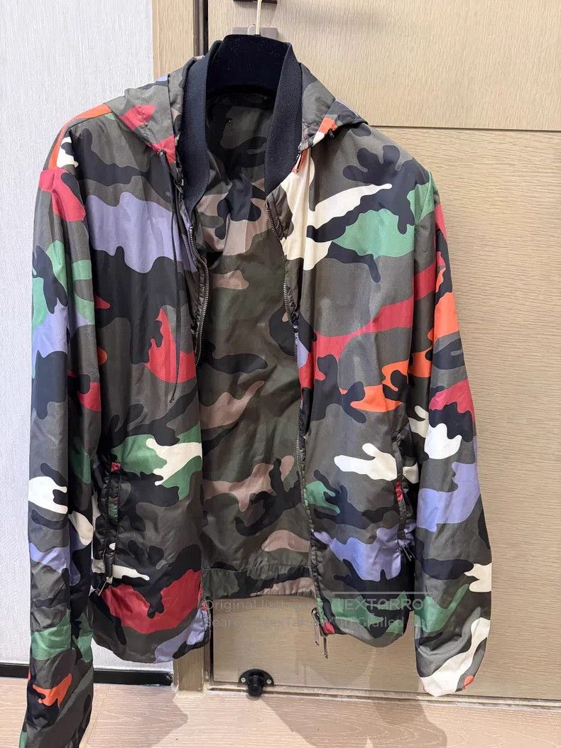 Valentino Valentino Camouflage nylon jacket Size US M / EU 48-50 / 2 - 1 Thumbnail