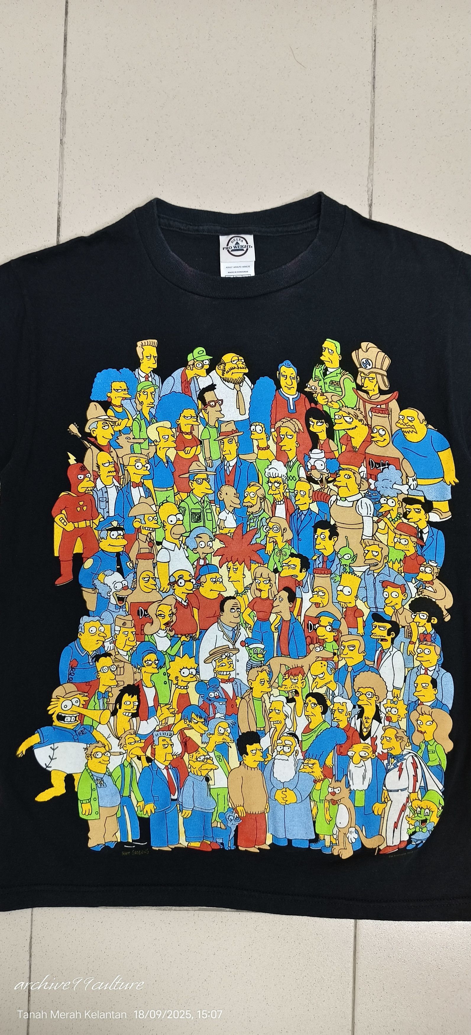 The Simpsons Vintage 2007 Matt Groening The Simpsons AOP TEE Size US S / EU 44-46 / 1 - 10 Thumbnail