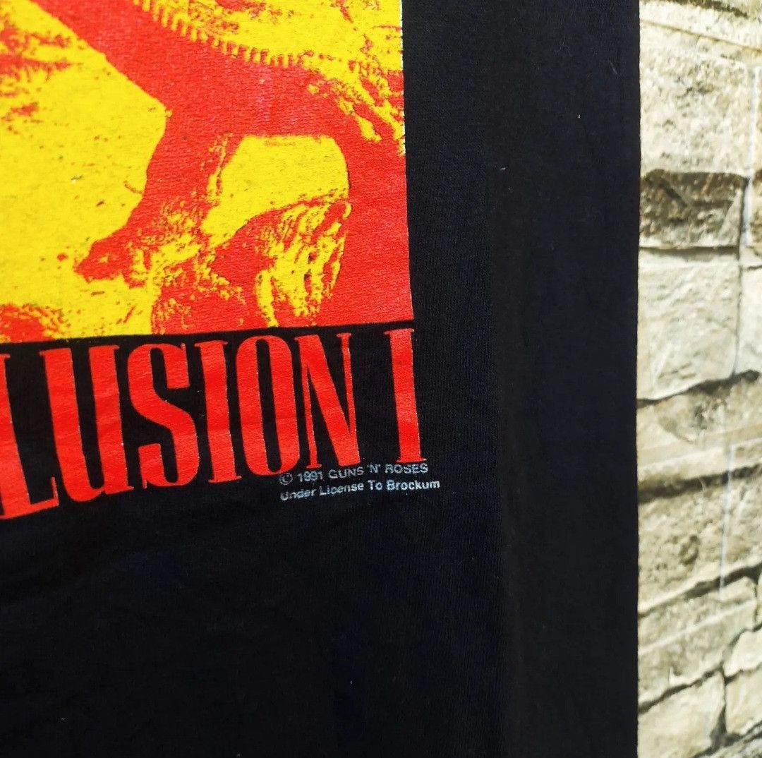 Band Tees Vintage 90's Guns N Roses Use Your Illusion Tour 1991-1992 Size US L / EU 52-54 / 3 - 5 Thumbnail