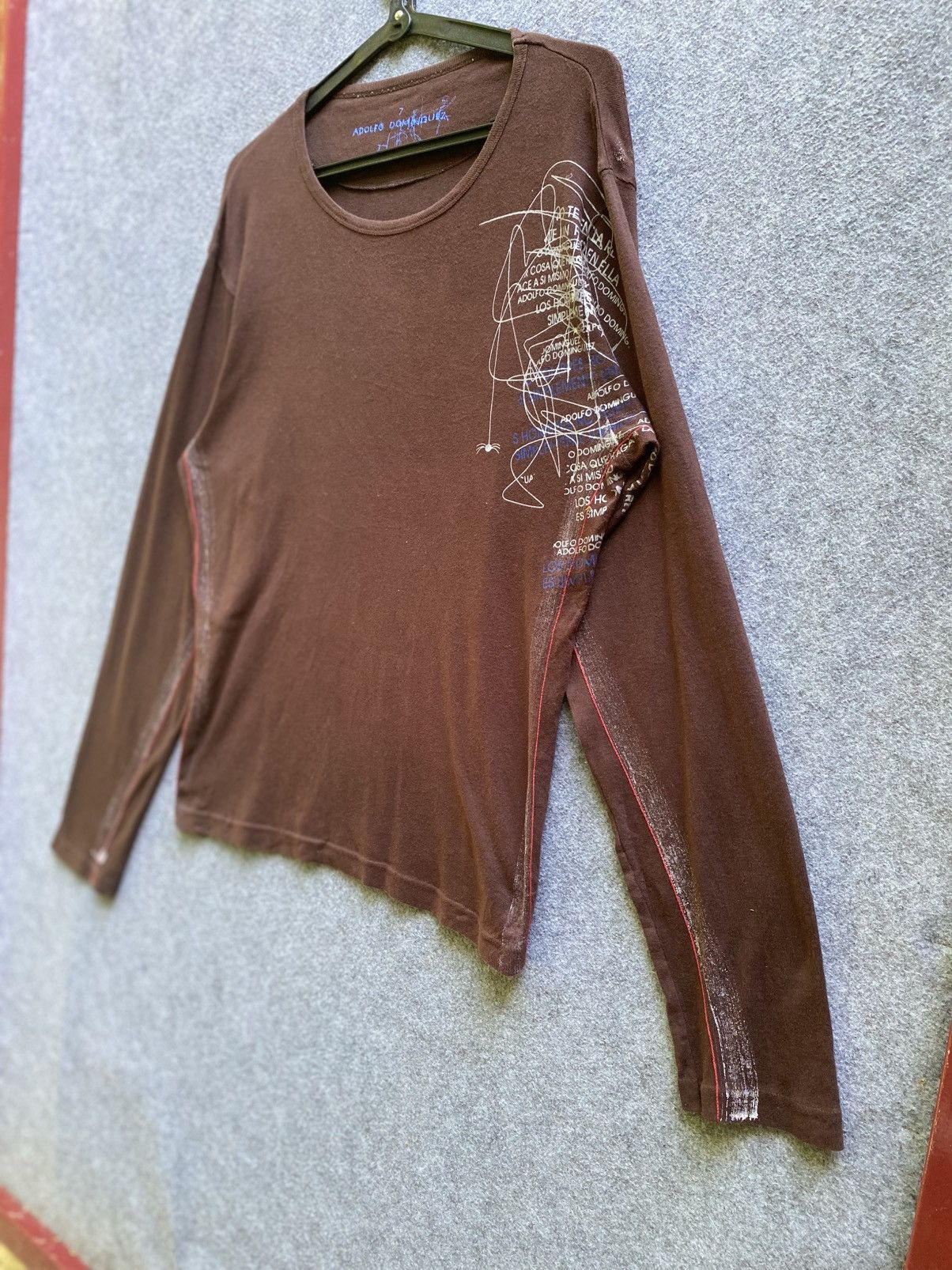 Adolfo Dominguez × Japanese Brand Adolfo dominguez crewneck long sleeve tee Size US M / EU 48-50 / 2 - 3 Thumbnail