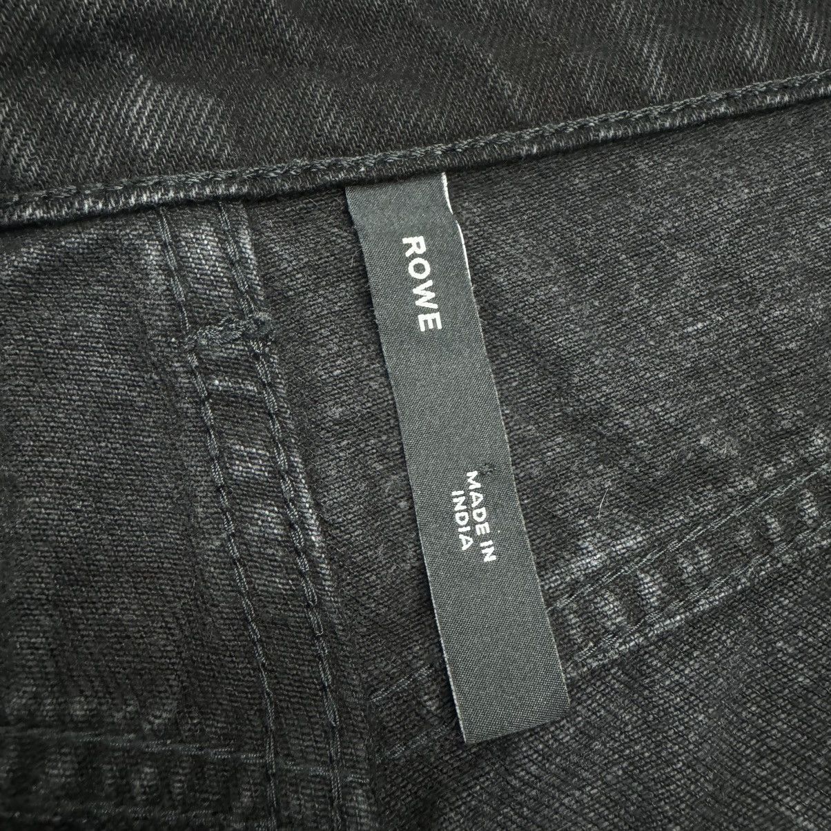 Other Rare Weekday Rowe Extra High Straight Black Denim Jeans Size US 30 / EU 46 - 16 Thumbnail