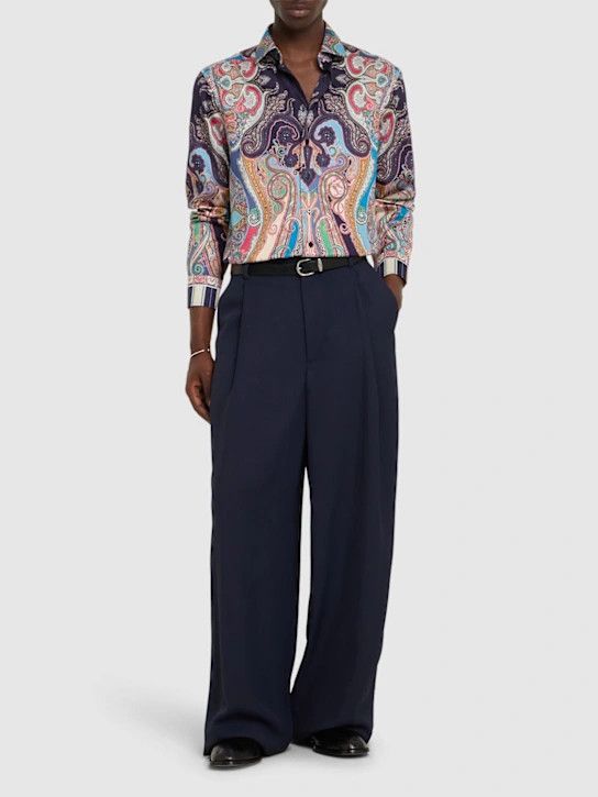 Etro o1lsvrm0425 Shirt in Blue Size US L / EU 52-54 / 3 - 2 Thumbnail