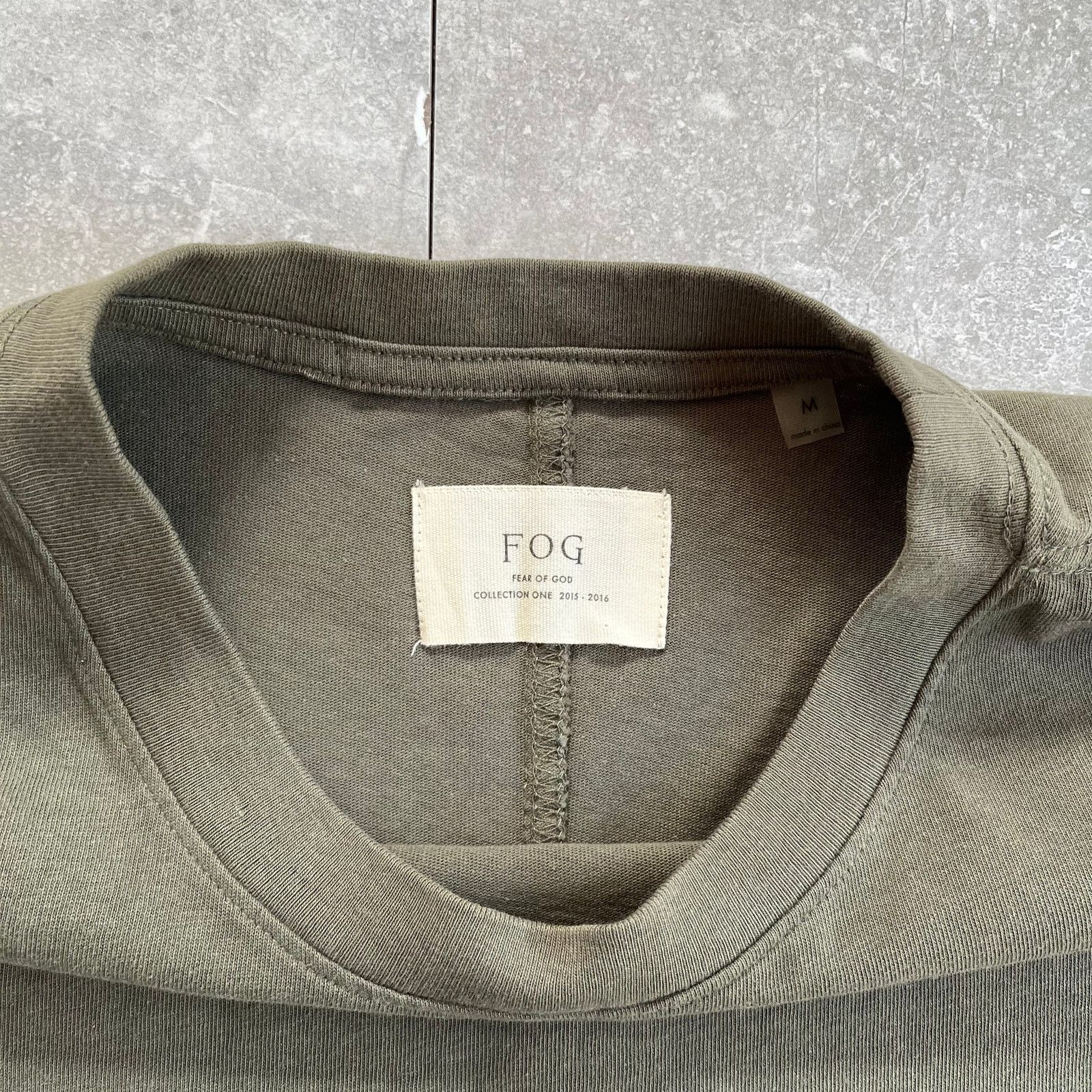 Fear of God Fear of God Collection One Tee – Green, Size Medium Size US M / EU 48-50 / 2 - 3 Thumbnail