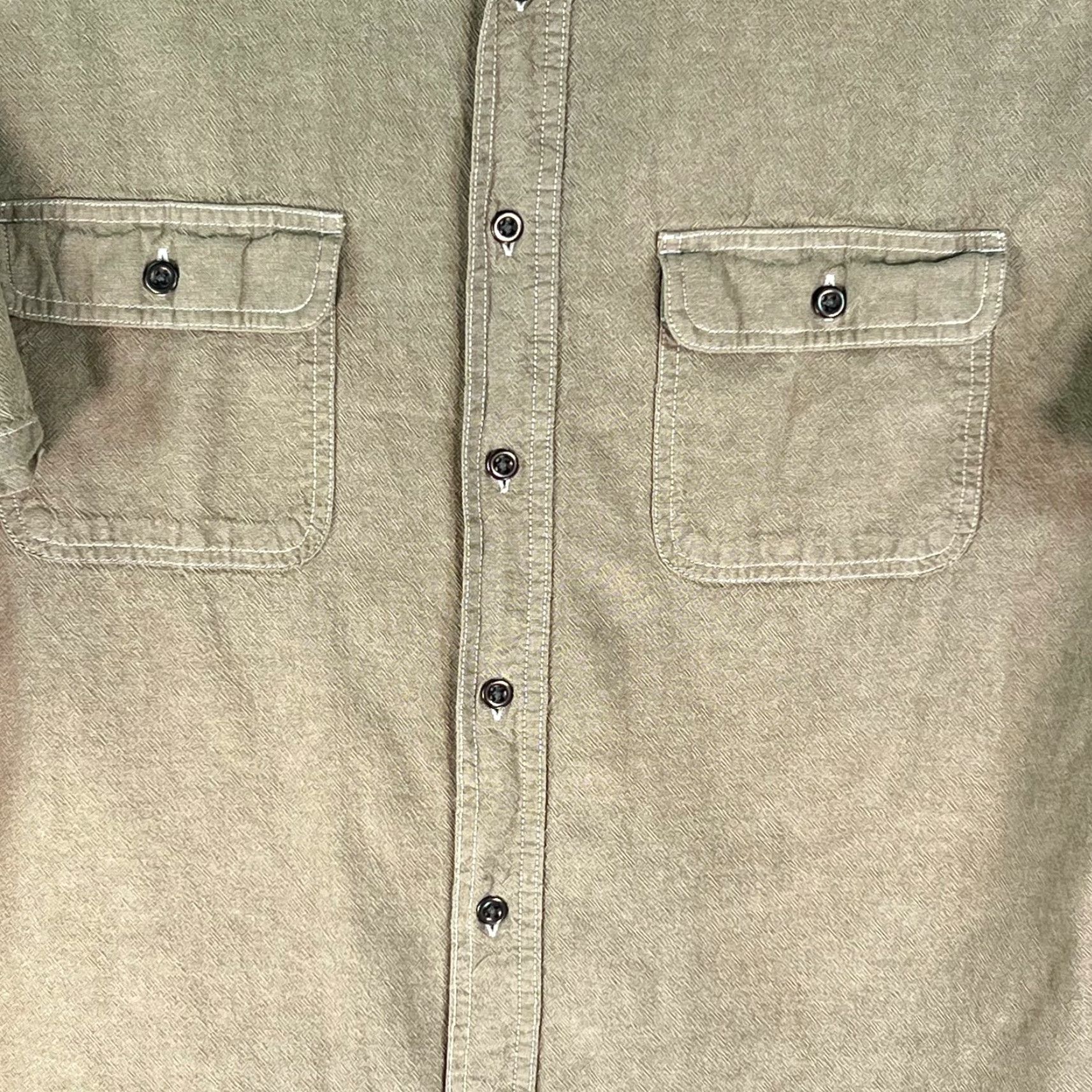 Vintage Field N Forest Big & Tall Outdoor Shirt Beige Short Sleeve Button Down XLT Mens Size US XL / EU 56 / 4 - 4 Thumbnail