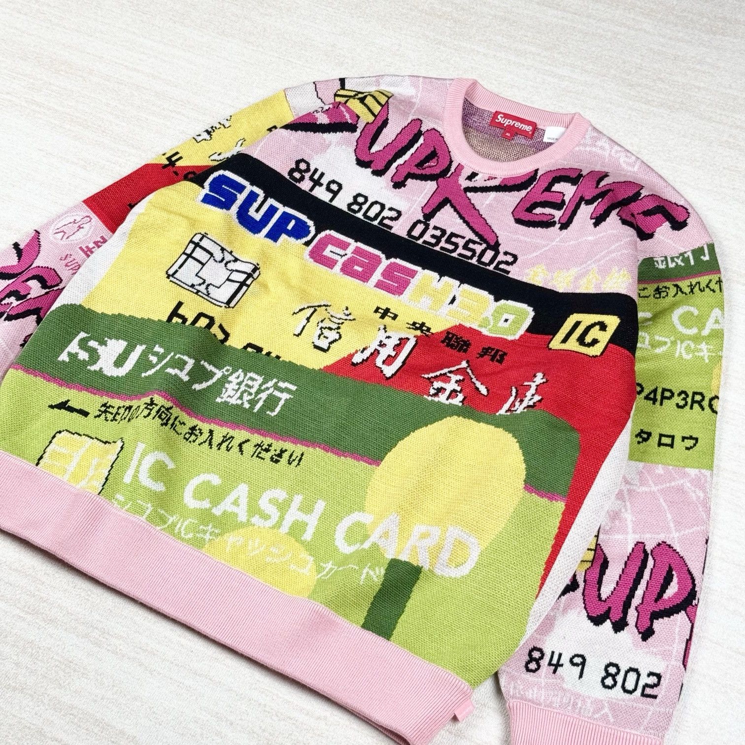 Supreme credit card sweater Size US XL / EU 56 / 4 - 14 Thumbnail