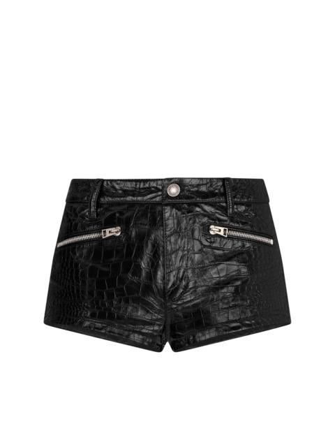 Tom Ford o1w1db10525 SHL021 Leather Mini Short in Black Size 27" / US 4 / IT 40 - 1 Preview