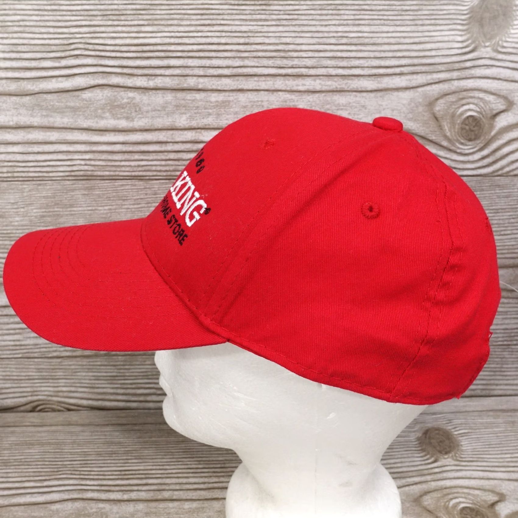 Vintage RURAL KING RED ADJUSTABLE BASEBALL HAT CAP LOGO UNISEX ADULTS CAP SHIRT? Size ONE SIZE - 4 Thumbnail