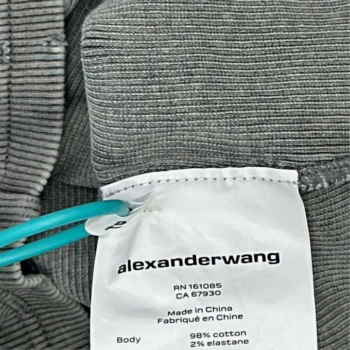 Alexander Wang Alexander Wang Short Logo Crew Neck T-Shirt - Size XS / US 0-2 / IT 36-38 - 3 Thumbnail