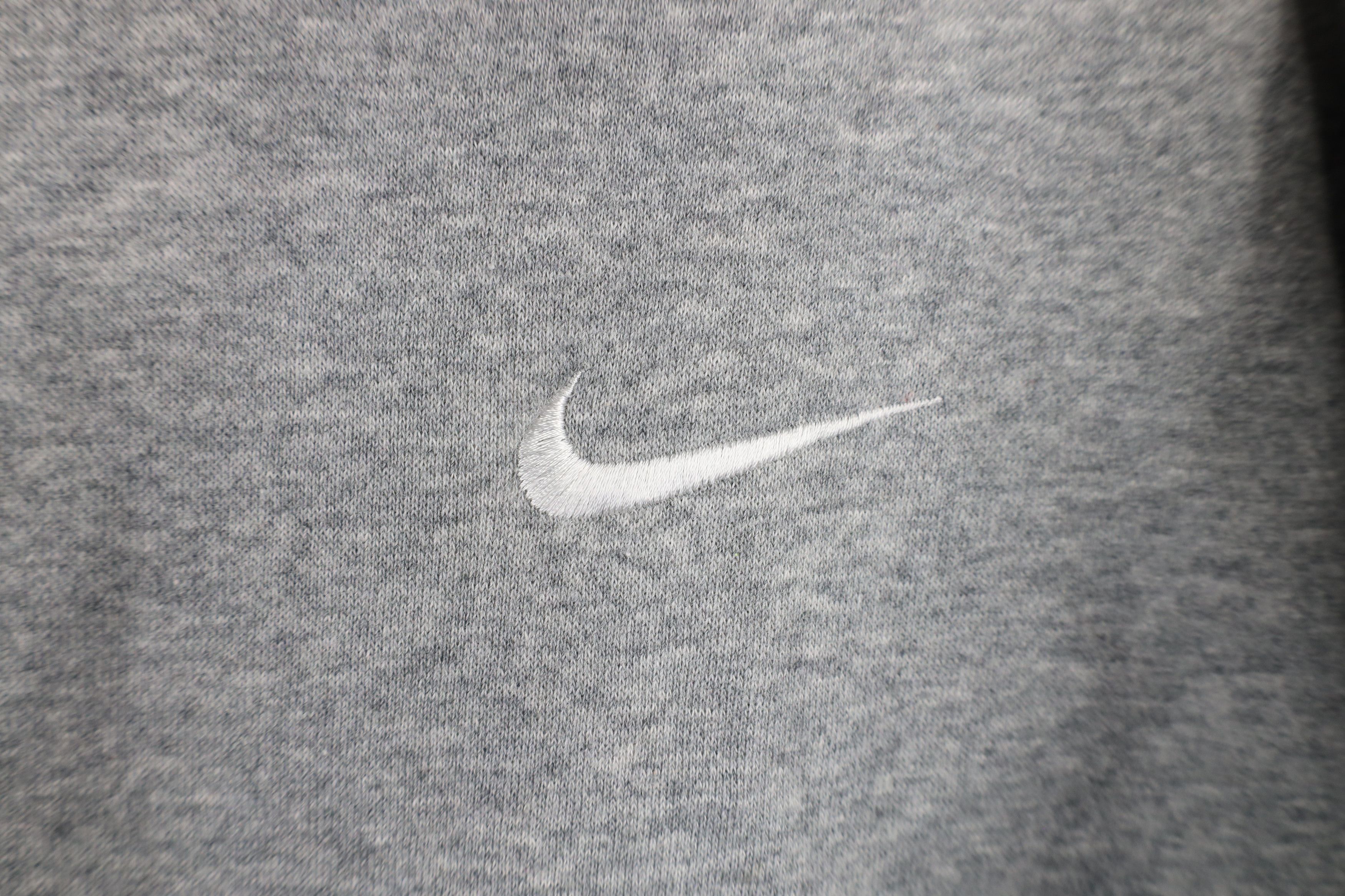 Nike × Vintage Vintage Y2K Nike Scott Mini Swoosh Hoodie Sweatshirt Gray Size US M / EU 48-50 / 2 - 4 Thumbnail