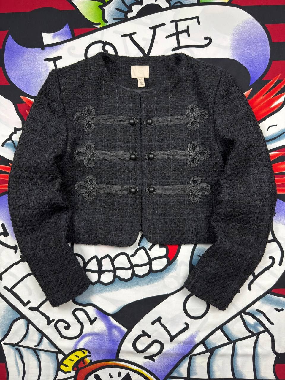H&M H&M Wowen Napoleon/Hussar style rope trim military jacket Size S / US 4 / IT 40 - 1 Thumbnail