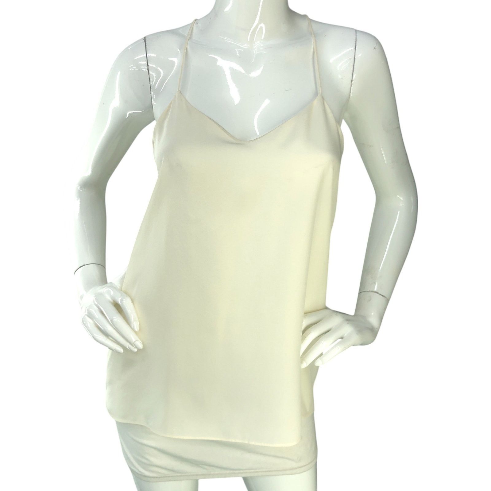 Tibi Tibi Sizs 4 Top Silk Shell Racerback Cami Spaghetti Strap Size S / US 4 / IT 40 - 11 Thumbnail