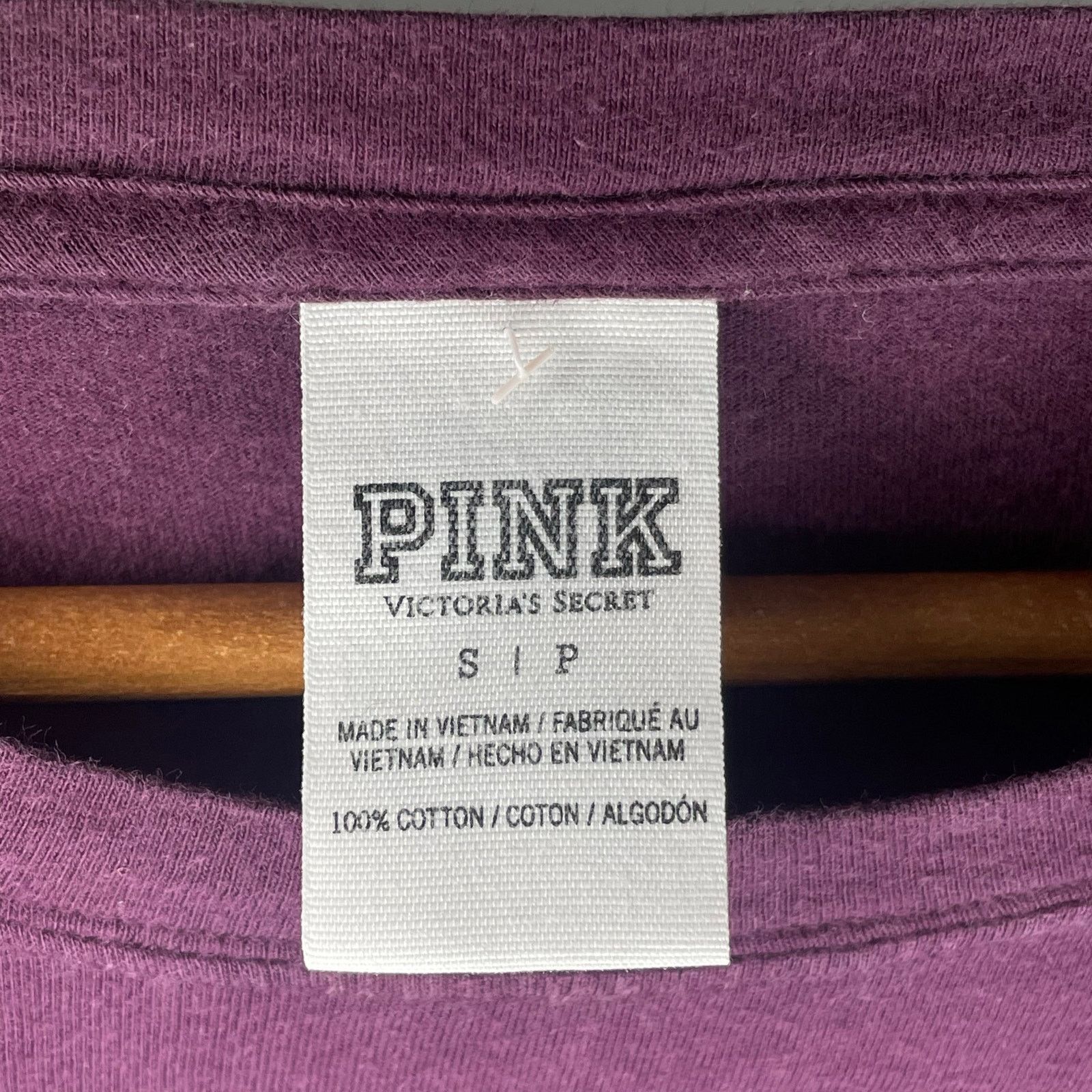 Victoria's Secret VS PINK Sequin Cotton Long Sleeve Size S / US 4 / IT 40 - 2 Thumbnail