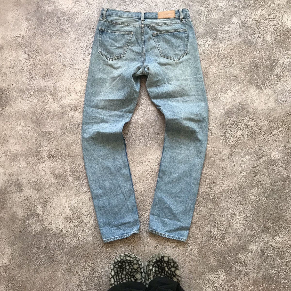 Vintage Vintage 90s Thrashed Distressed Low Rise Flared Jeans Y2K 27 Size US 27 - 4 Thumbnail
