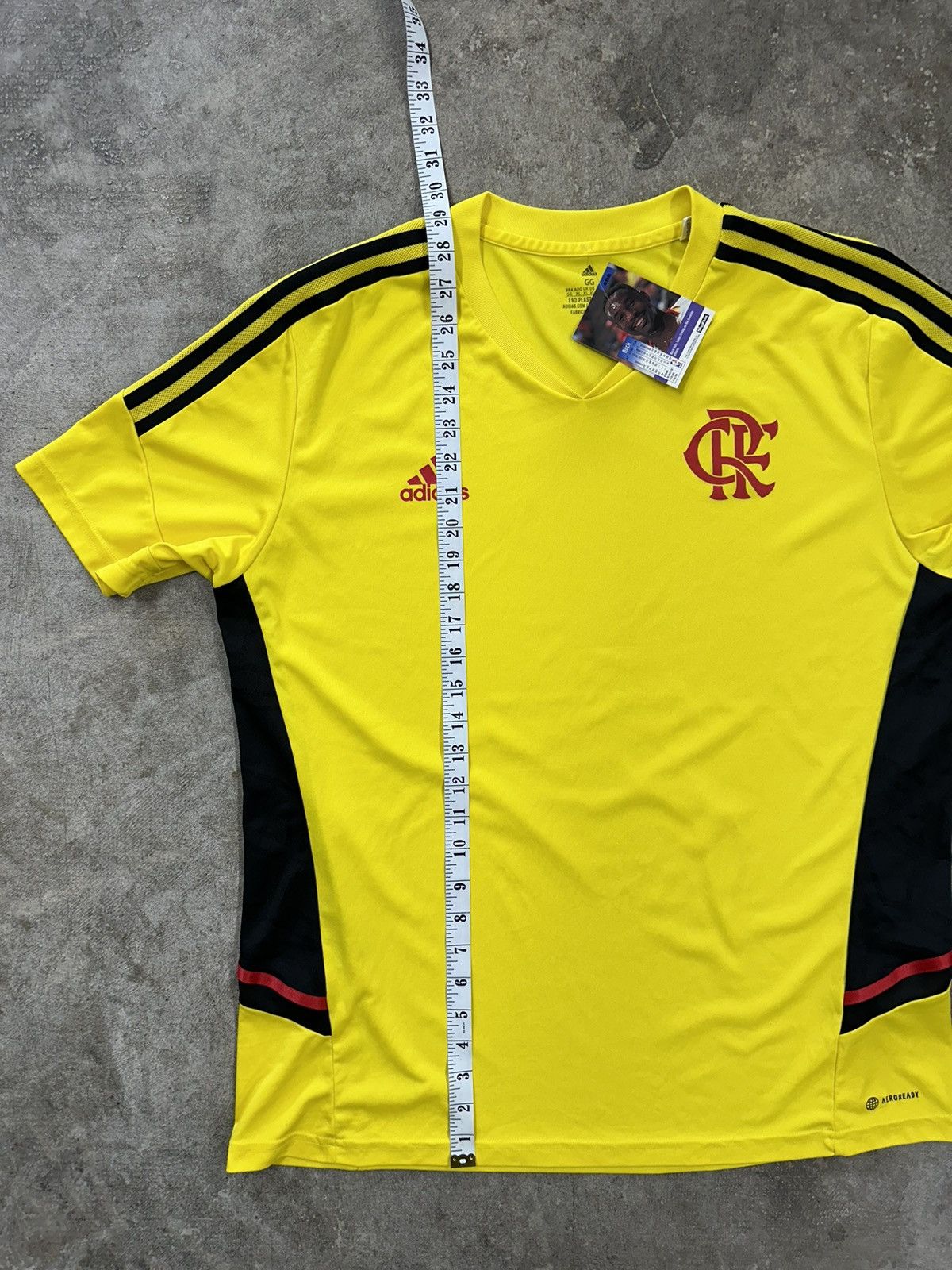 Adidas Adidas 2022 Flamengo Soccer Jersey Practice 2nd Kit Maglia Size US XL / EU 56 / 4 - 10 Thumbnail