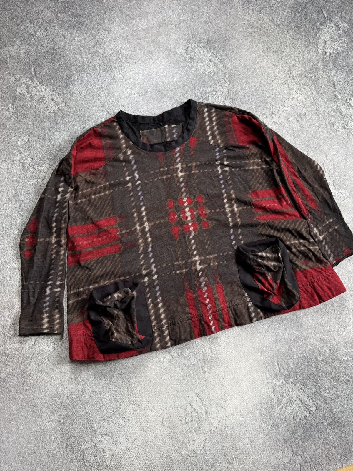 Rundholz Rundholz Multicolor Check Long Sleeve Shirt Pockets Tunic Size L / US 10 / IT 46 - 3 Thumbnail
