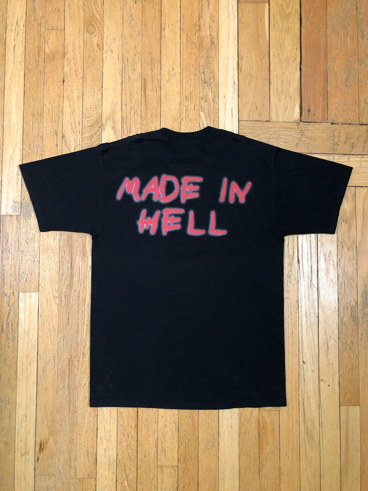 Vintage 2002 Friday The 13th Made In Hell T-Shirt Size US M / EU 48-50 / 2 - 4 Thumbnail