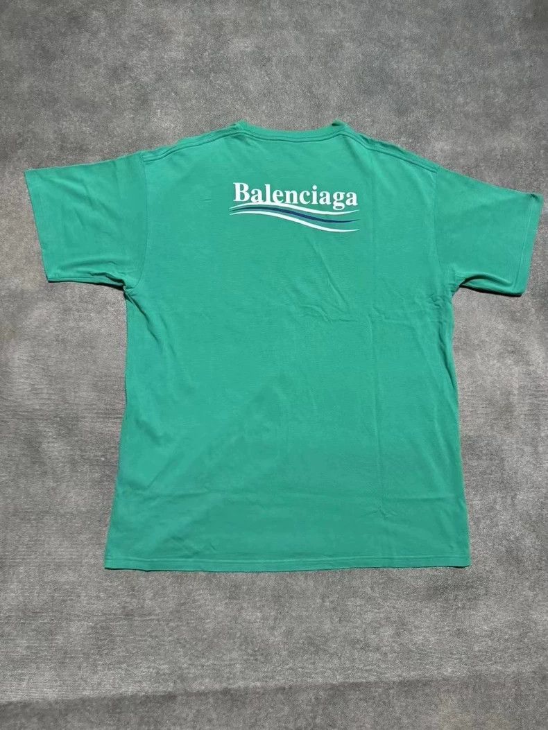 Balenciaga Balenciaga Lake green cola short sleeve Size US L / EU 52-54 / 3 - 2 Thumbnail