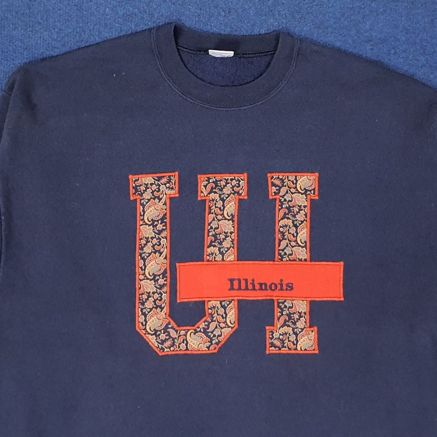 Jerzees Vintage The University of Illinois Urbana Sweatshirt C251N9 Size US M / EU 48-50 / 2 - 2 Thumbnail
